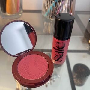 Saie dew blush in shade chilly and tarte blush in shade honeysuckle - bundle
